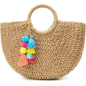 Women’s Straw Beach Tote